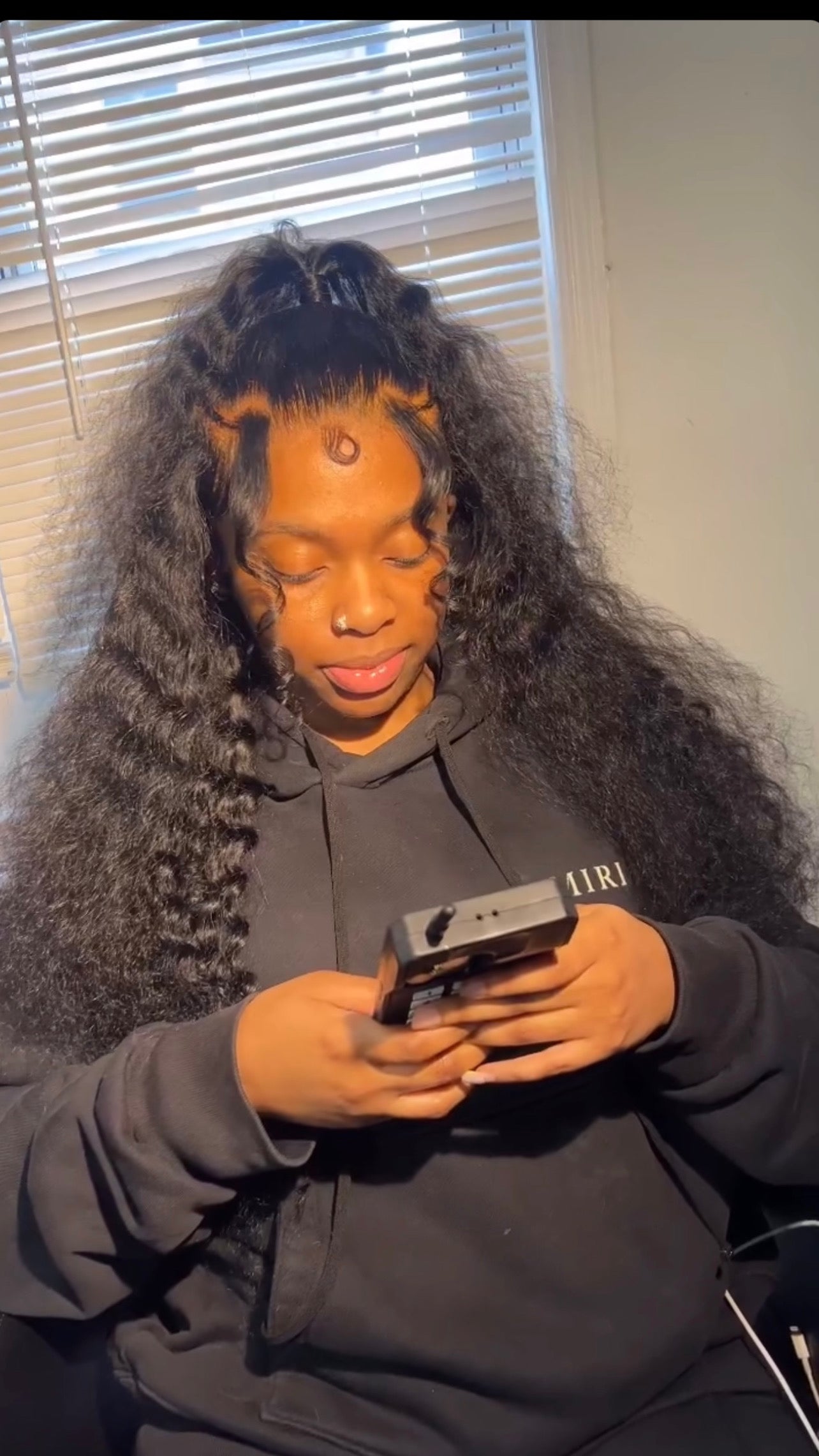 Curly  Lace Front HD Wig