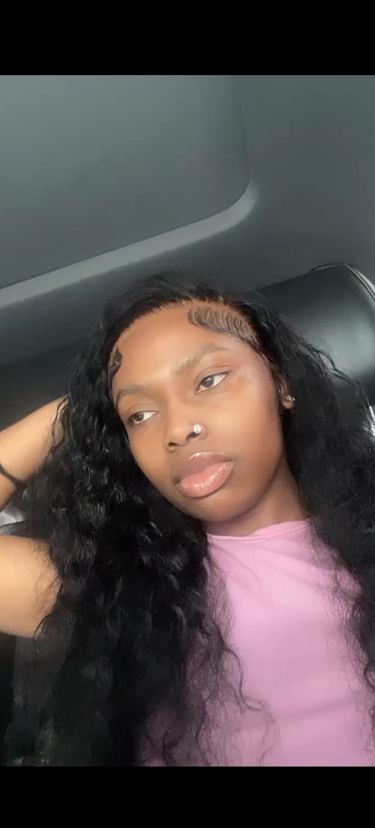 Curly  Lace Front HD Wig